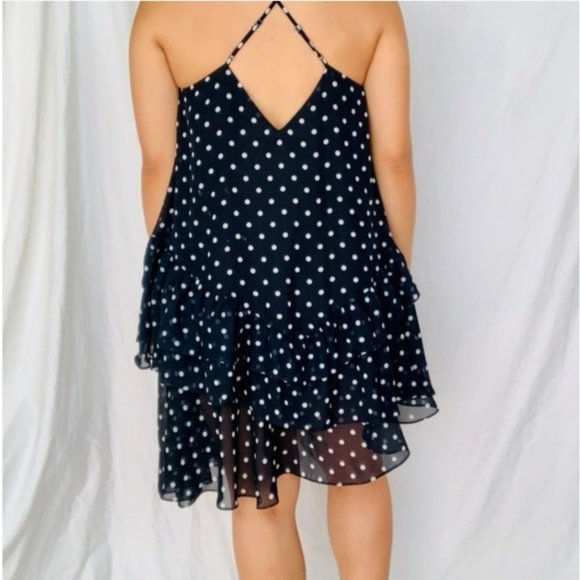 H&M Polka Dot Ruffle Asymmetrical Dress - Picture 2 of 2